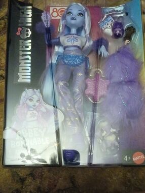 Monster High Abbey Bominable Fashion Doll - Purple